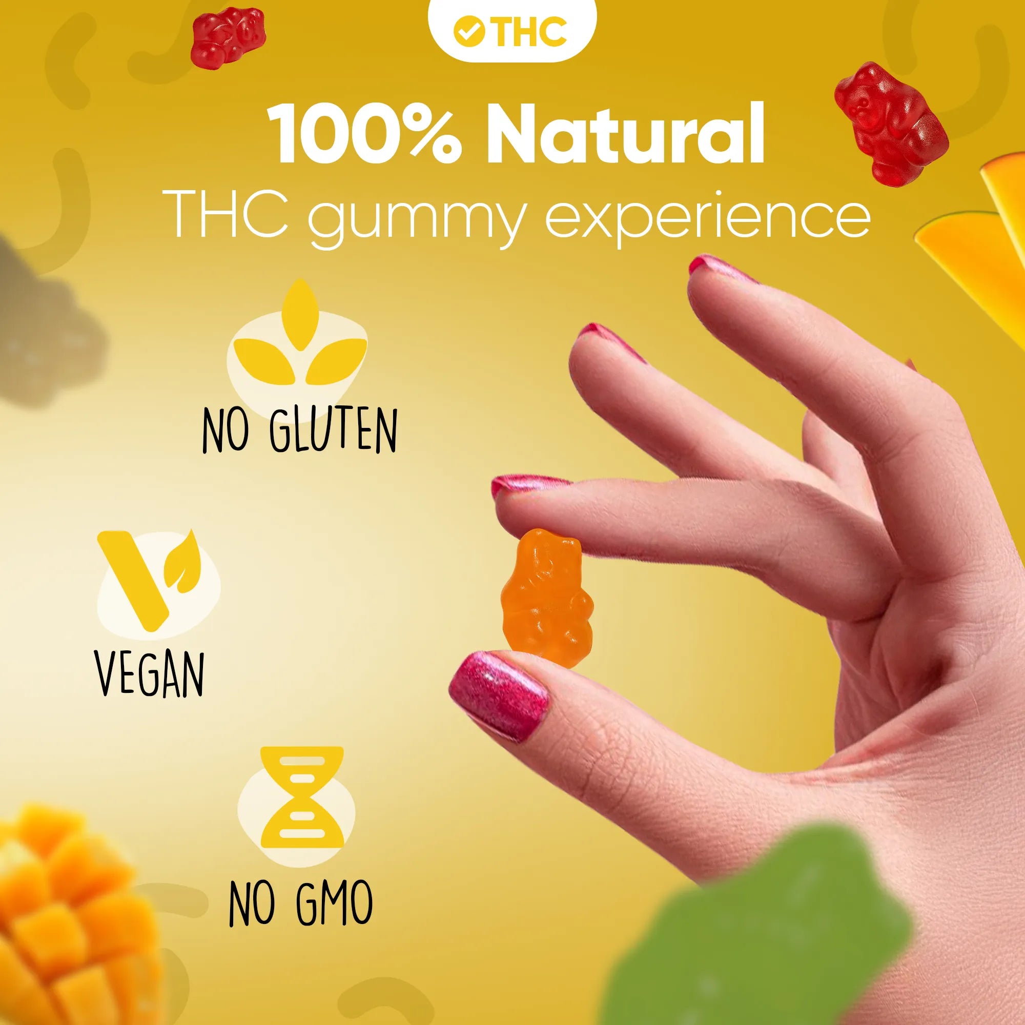 THC Gummies Mango-Canapuff