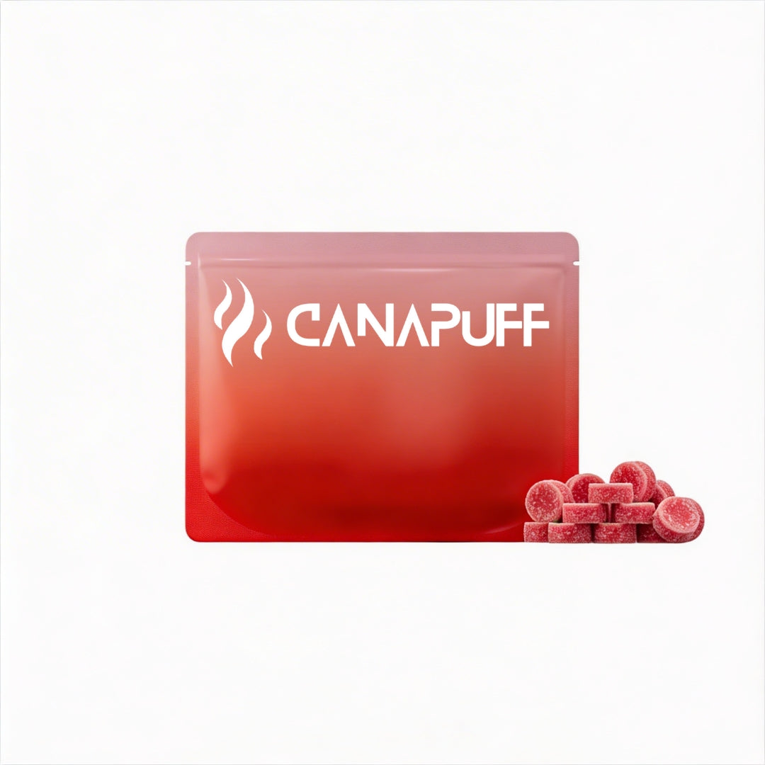 Cherry Slushie Live Resin THC Gummies (Hybrid)