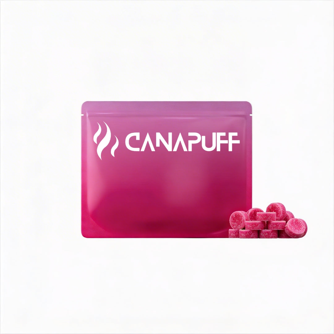 Raspberry Belts Live Resin THC Gummies (Indica)