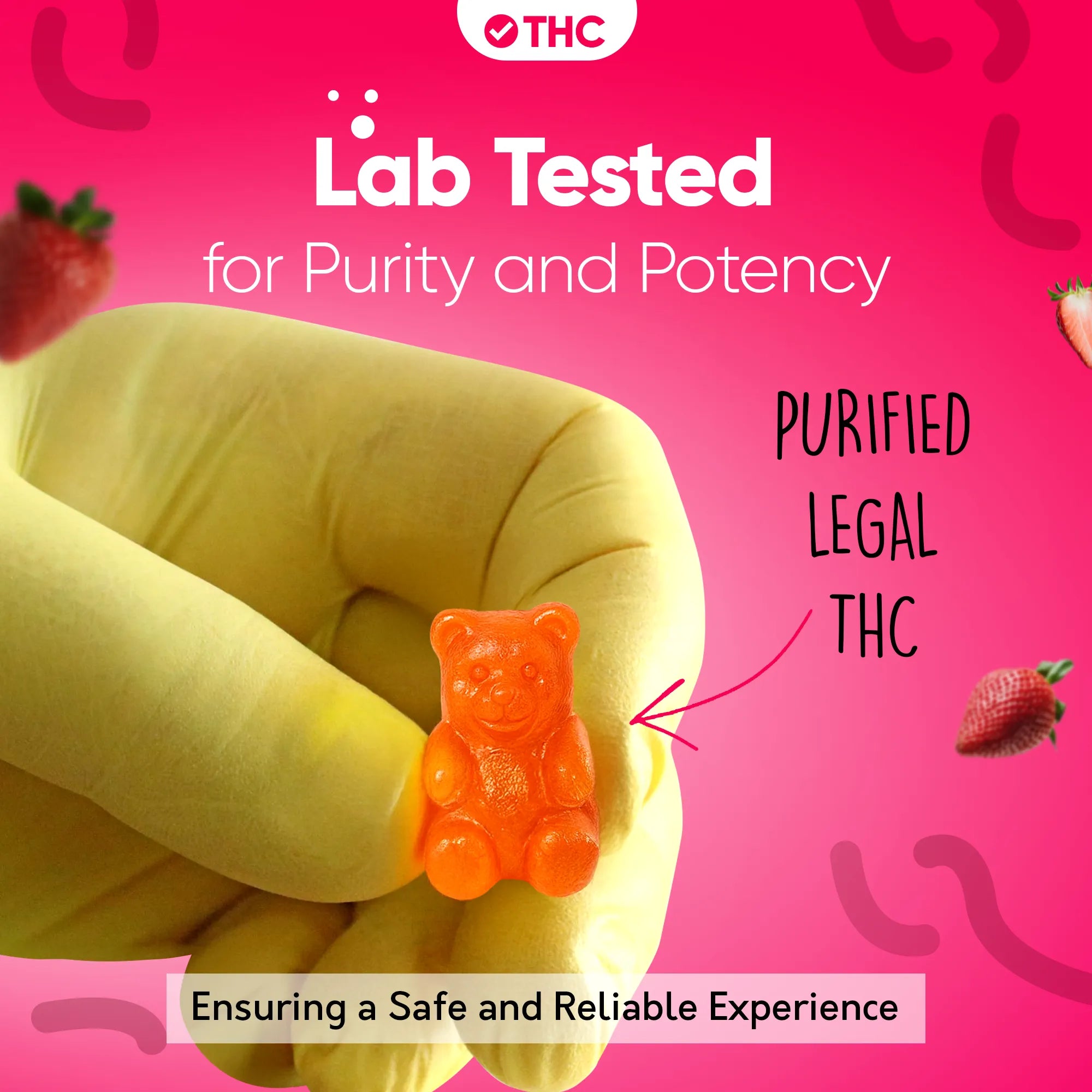 THC Gummies Strawberry-Canapuff