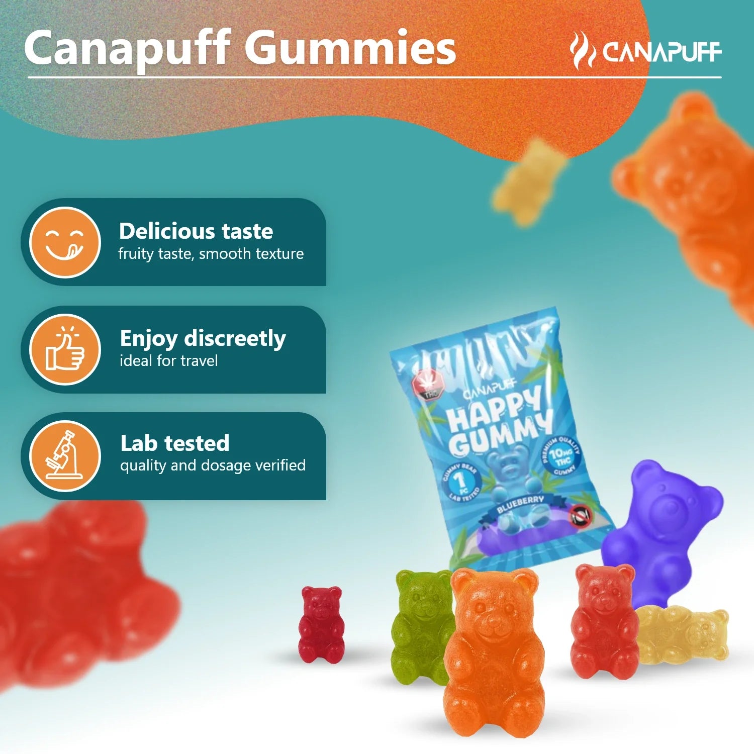 Delta 9 Gummy Blueberry