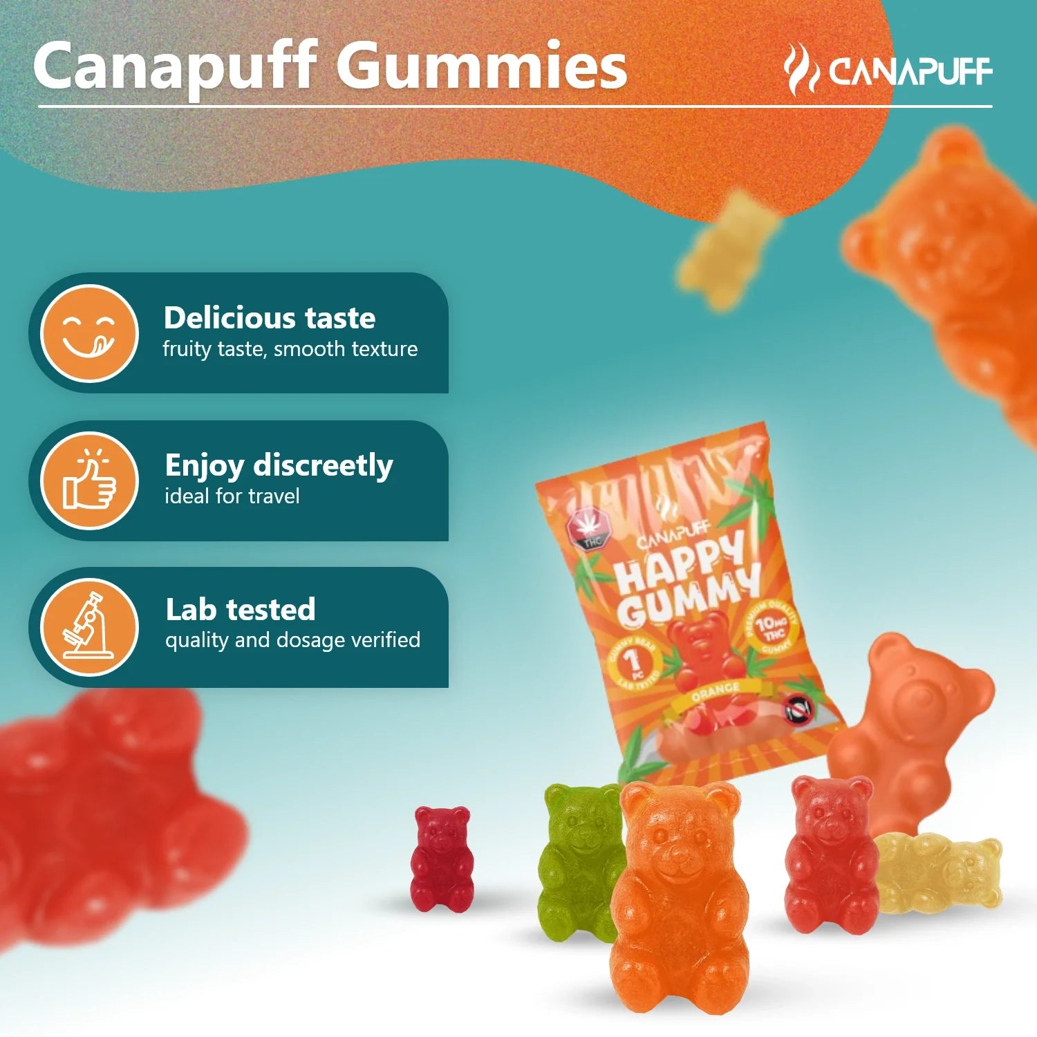 Delta 9 Gummy Orange