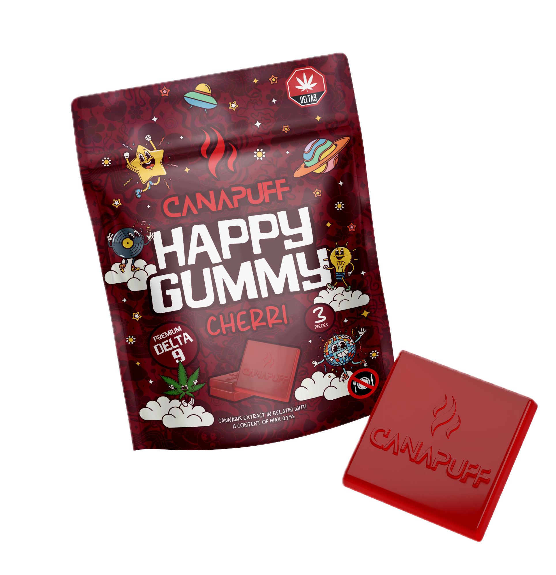 Delta 9 Gummy Cherry