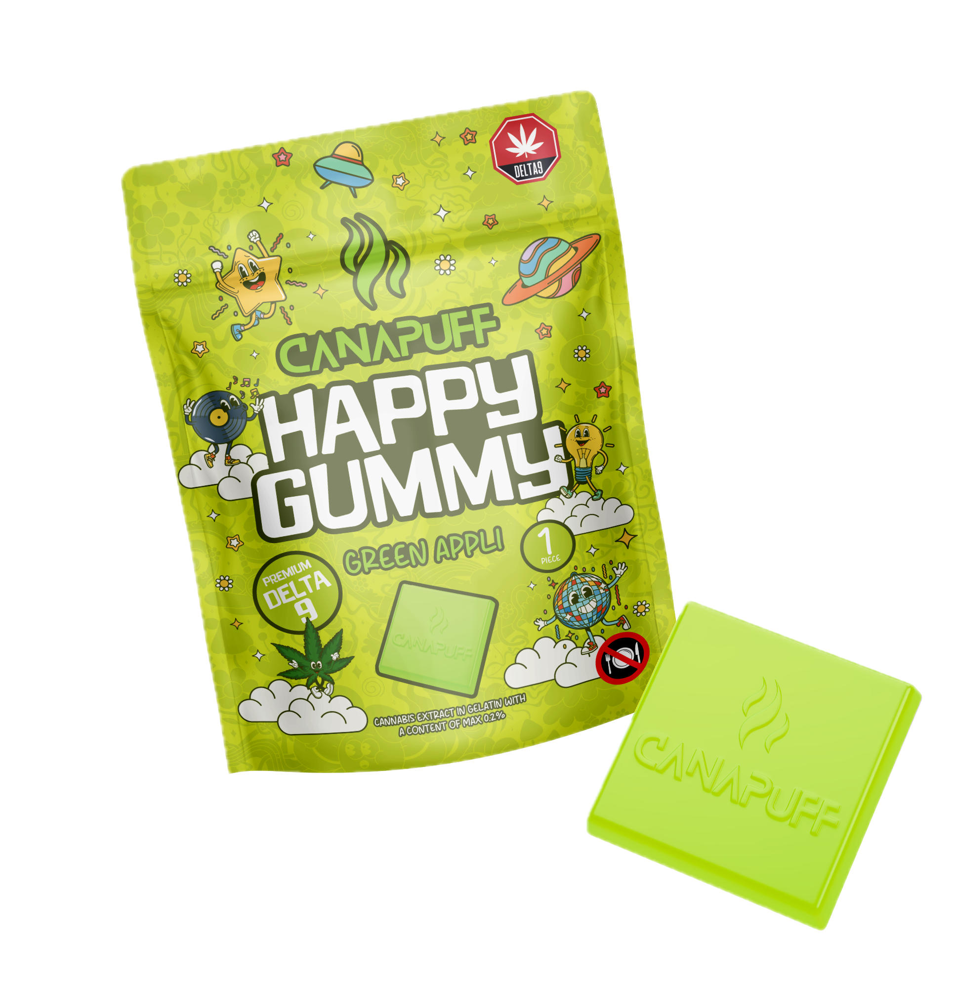 Delta 9 Gummy Green Apple