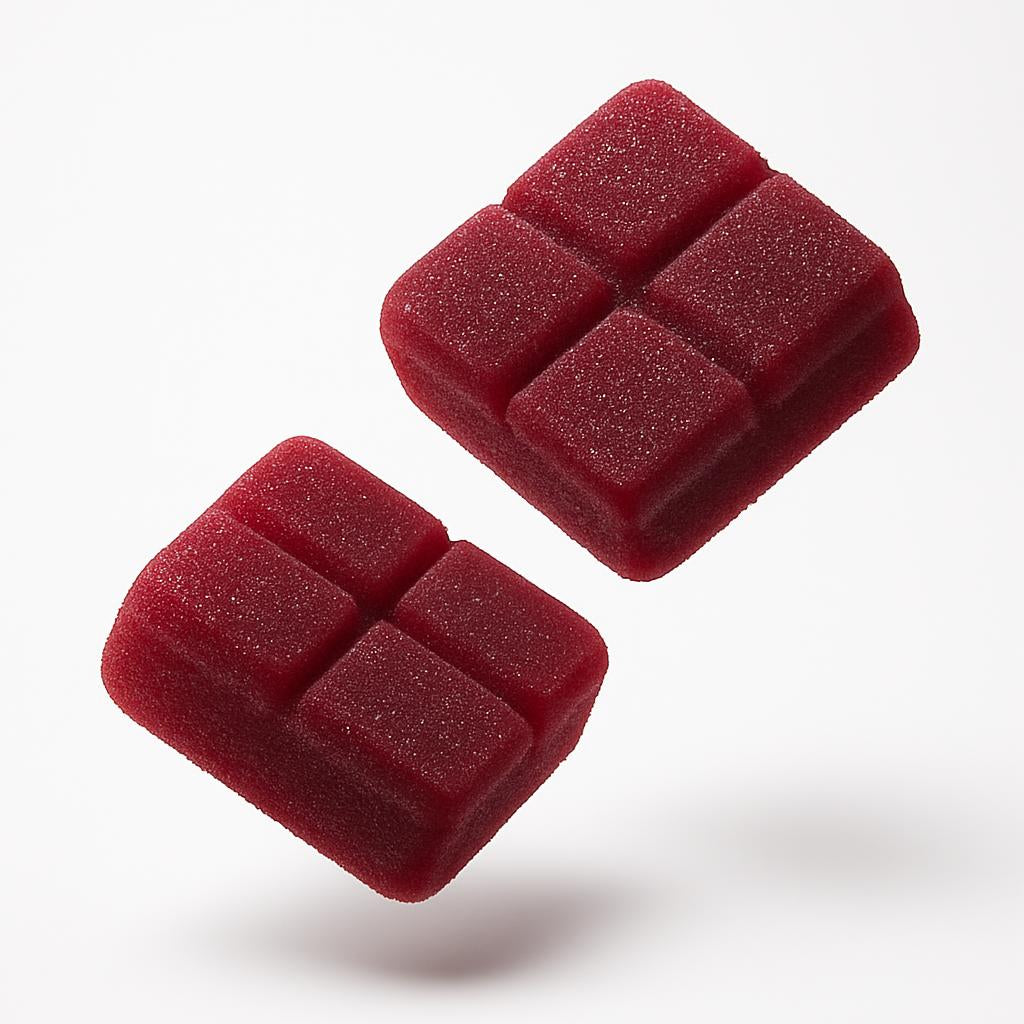 Cherry Slushie Live Resin THC Gummies (Hybrid)