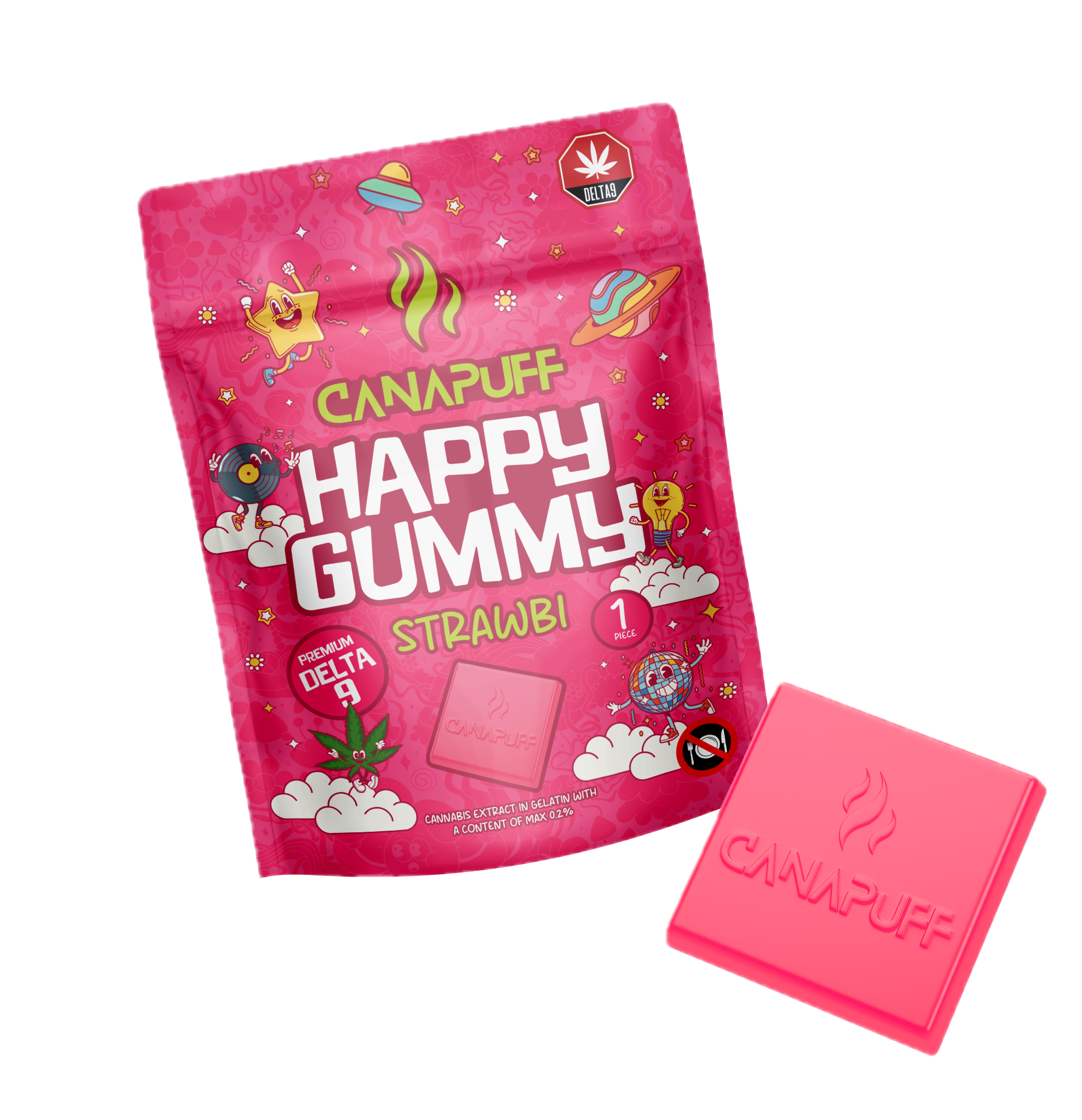 Delta 9 Gummy Strawberry