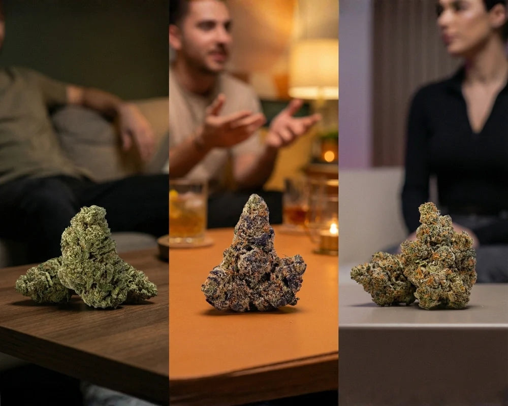 Gorilla Glue vs Lemon Cherry Gelato vs Jealousy: Exotic Strain Showdown