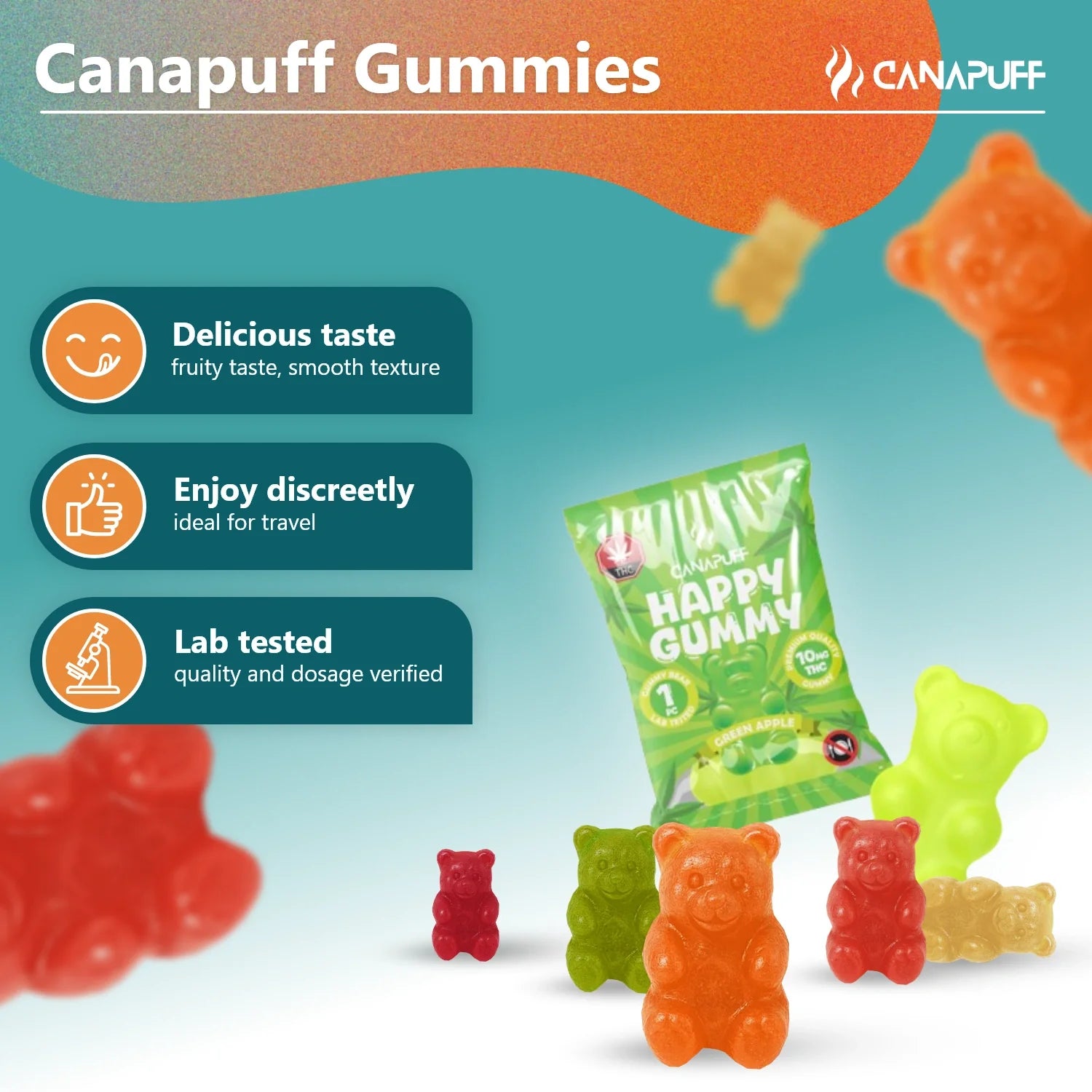 Delta 9 Gummy Green Apple