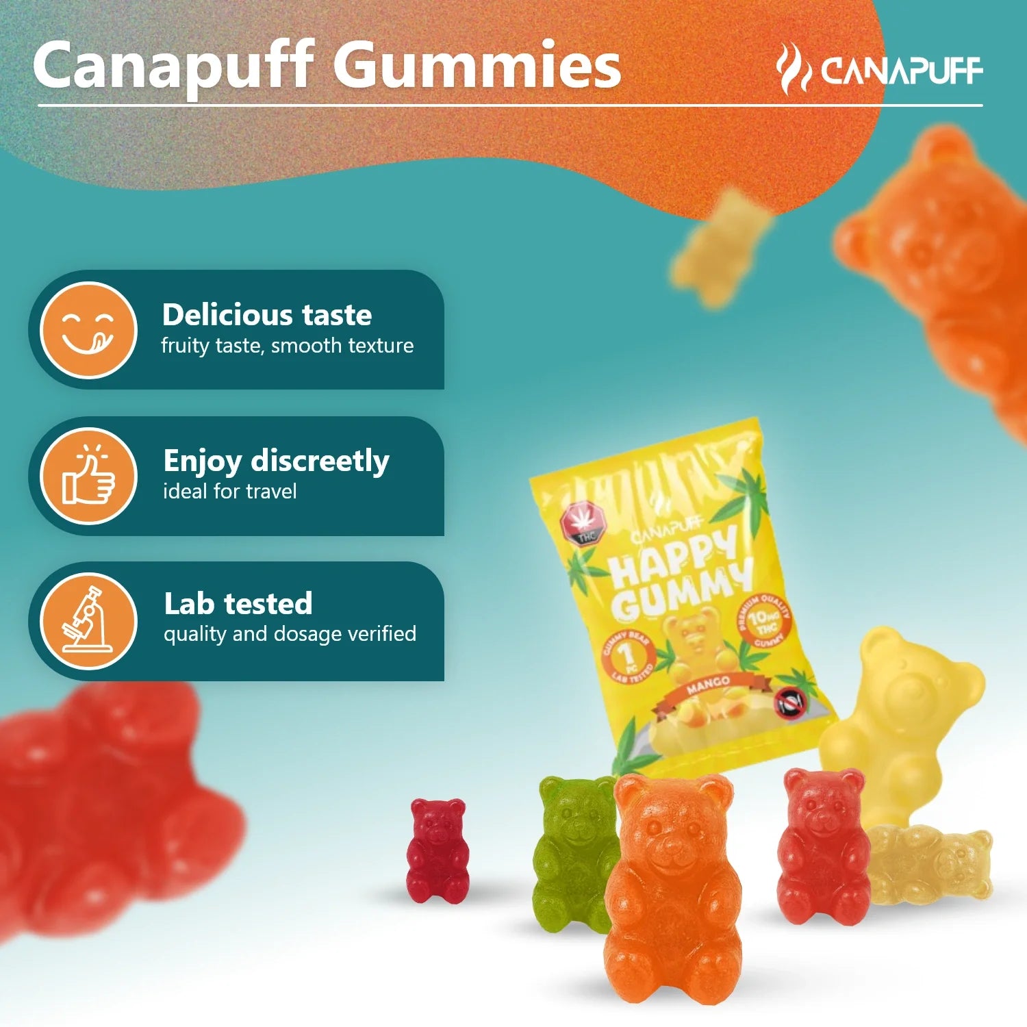 Delta 9 Gummy Mango