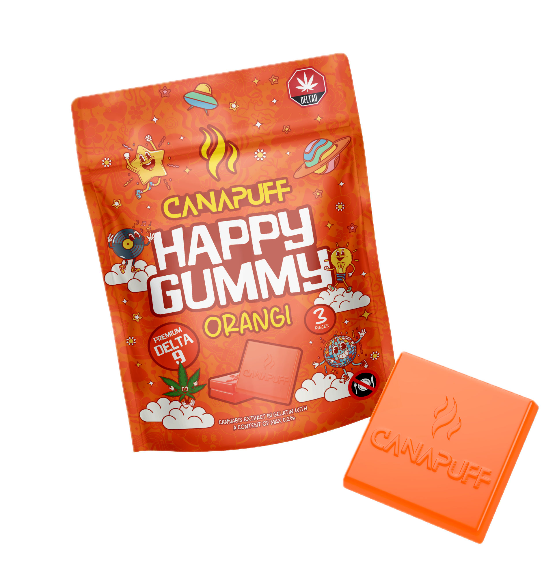 Delta 9 Gummy Orange