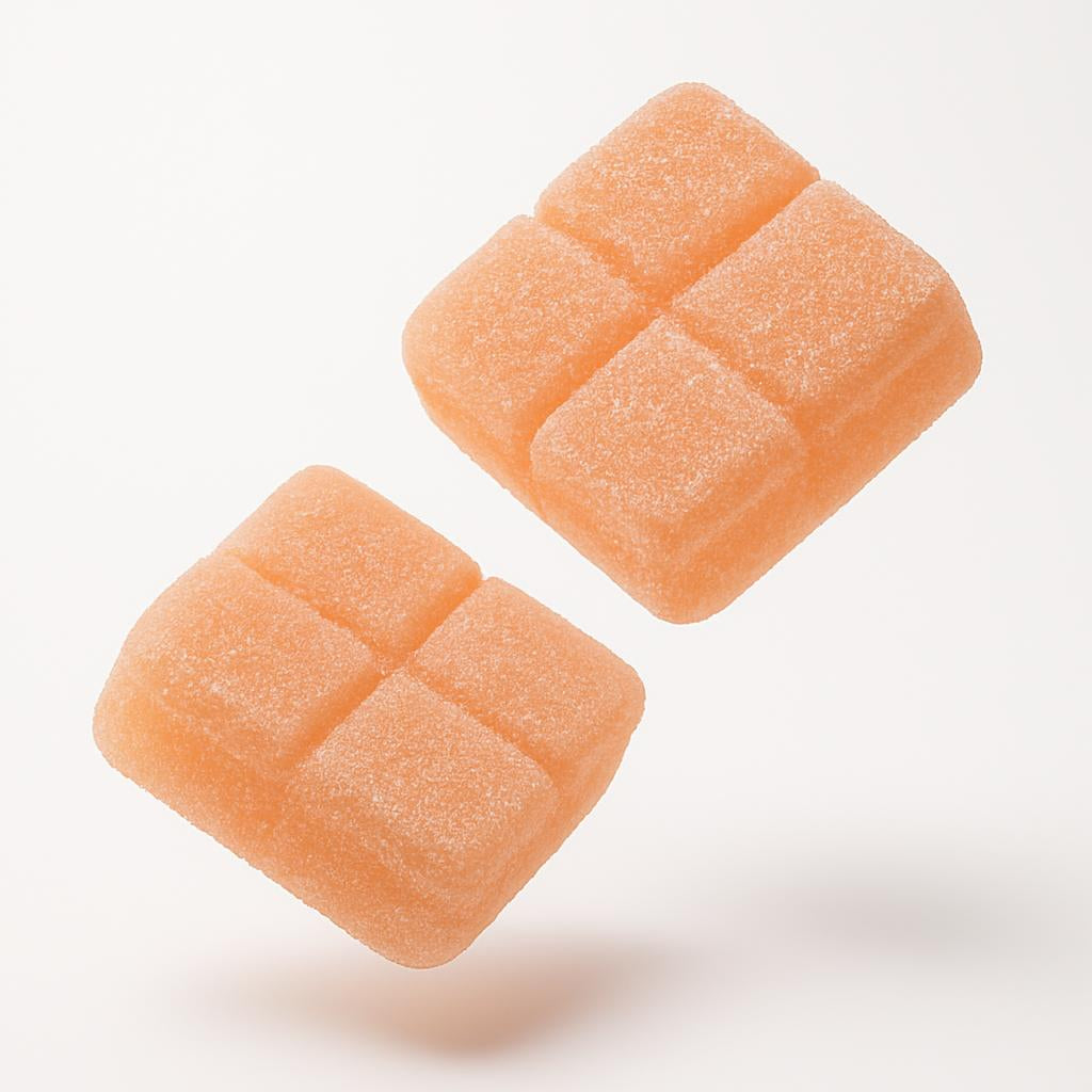 Peach Mimosa Natural Resin THC Gummies (Hybrid)