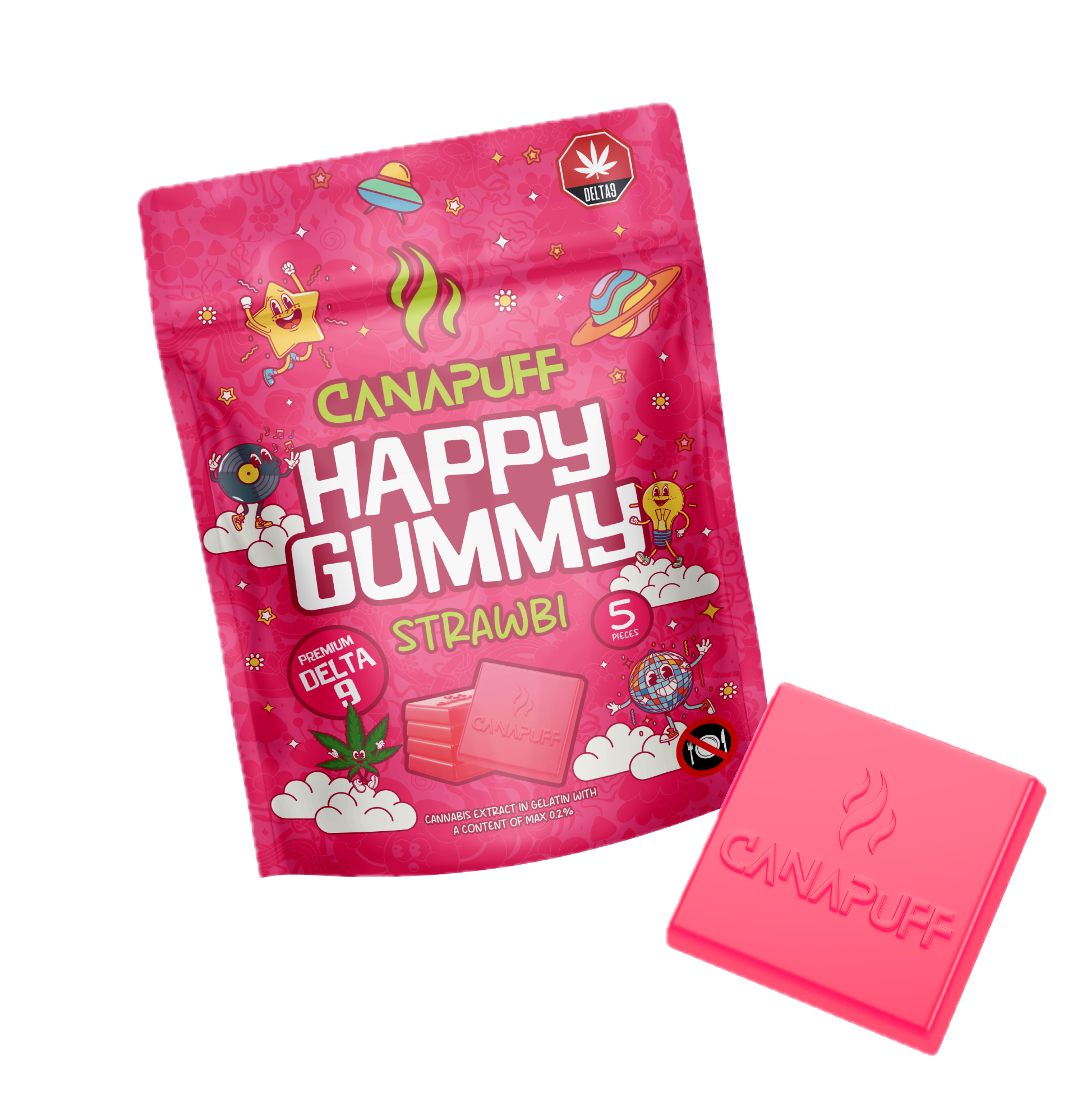 Delta 9 Gummy Strawberry